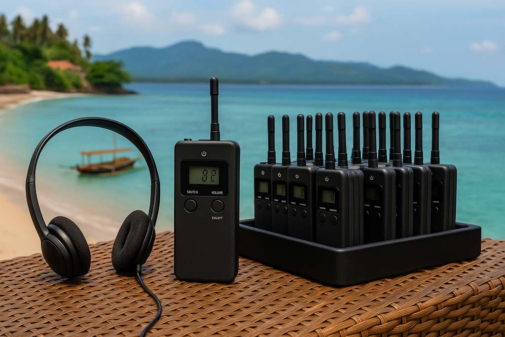 sewa alat interpreter lombok